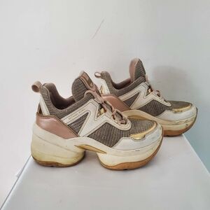 Michael Kors Olympia Trainer Sneakers Womens Athletic Chunky